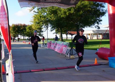 Hot Cider Hustle 5K - Sprint to the end.