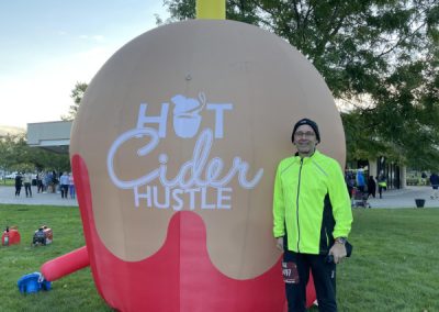 Hot Cider Hustle 5K - Waiting for Start