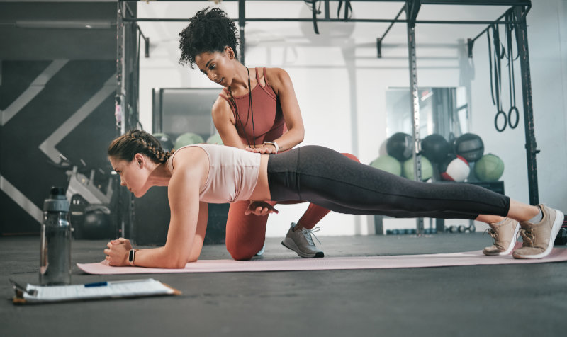 Strength Training Tips for Runners - Planks with Personal Trainer