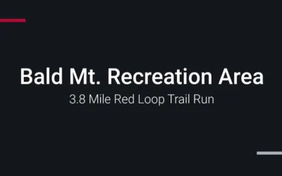 3.8 Mile Red Loop Trail Run at Bald Mt. State Recreation Area in Lake Orion, MI