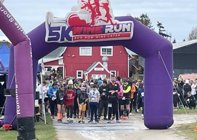 Westview Orchards Haunted 5K Wine Run Starting Line